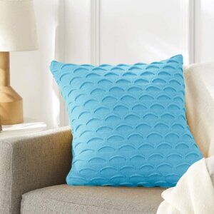 SOGA 2X 45cm Scalloped Wave Pillowcase (Soft Mint)